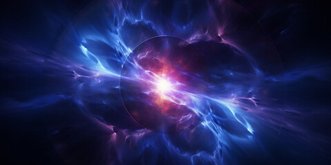 A pulsar star, radiant and energetic, hyper - realistic, intricate jets of energy, Chandra X - ray Observatory - obrazy, fototapety, plakaty