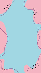 Minimalist decorative aesthetic pastel background