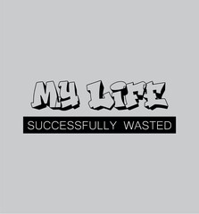T-shirt Design with dialogue
