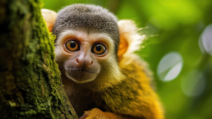 Obraz premium Portrait of a monkey