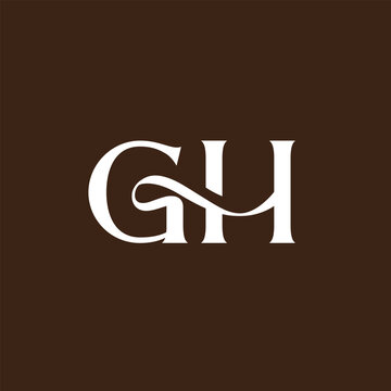 Initial Letter gh Logo Design Monogram Creative Modern Sign Symbol Icon
