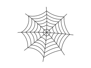 ゆるい蜘蛛の巣：黒