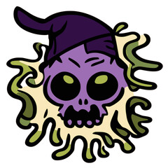 Halloween Skull Face