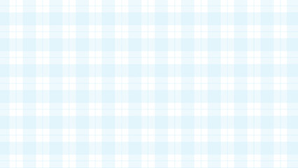 Light blue and white plaid fabric texture as a background	
