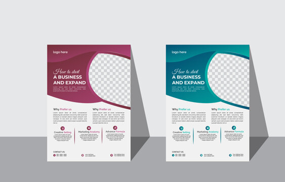 a bundle of 10 templates of a4 flyer template, modern template, , and modern design, perfect for creative professional business flyer design.