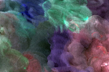 Abstract heavy blue cloud of haze