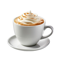 A cup of coffee with whipped cream on top