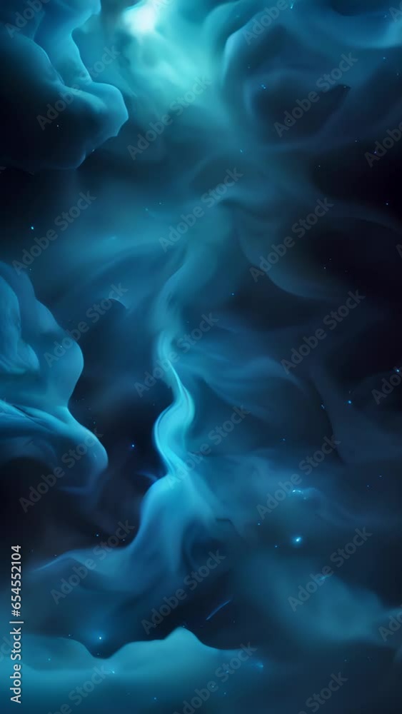 Wall mural the deep blackness of space is riddled with an ethereal glow, showcasing a celestial display of cosm