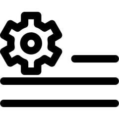 Obraz premium Deploy rules Icon