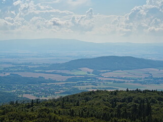 Naklejka premium view from the mountain