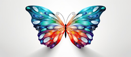 Butterfly wings for mental health support - obrazy, fototapety, plakaty