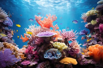 colorful coral reefs