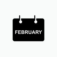 Calendar Icon. Schedule Symbol - Vector.