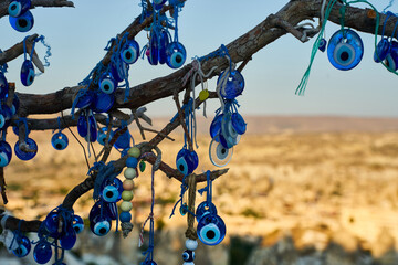Turkish eyes above Goreme Valley