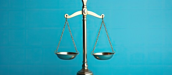 Gender equality symbolized by card with equal sign male and female symbols on blue background seen from above