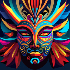 Surreal Face Painting