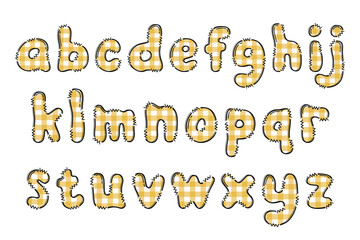 Handcrafted Table Cloth letters color creative art typographic design