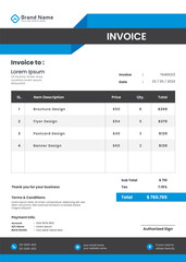 Corporate Invoice Design Template