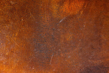 Grunge rusty orange brown metal texture background and wallpaper  , material concept for...