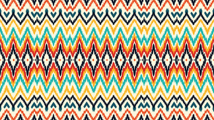 Seamless batik pattern,Seamless tribal batik pattern,and Seamless colorful pattern resemble ethnic boho, Aztec,and ikat styles.designed for use in wallpaper,fabric,curtain,carpet,Batik Embroidery