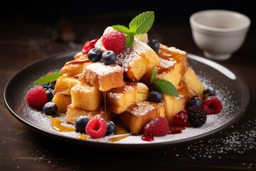 Golden Kaiserschmarrn: A Tempting Austrian Dessert Heaven of Irresistible Fluffiness, Caramelized Sweetness, and Mouthwatering Almond Flakes