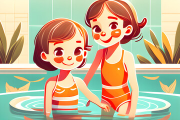 children on the beach
Generative AI