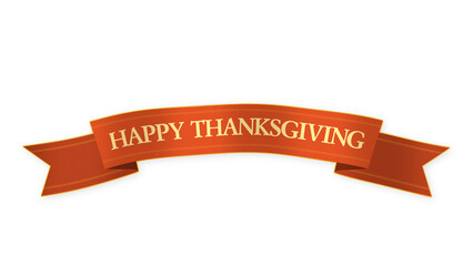 Happy Thanksgiving Banner Title Element