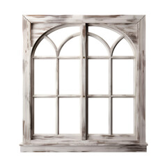 Window Frame Isolated on Transparent or White Background