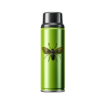 Insect Repellent Can Isolated on Transparent or White Background