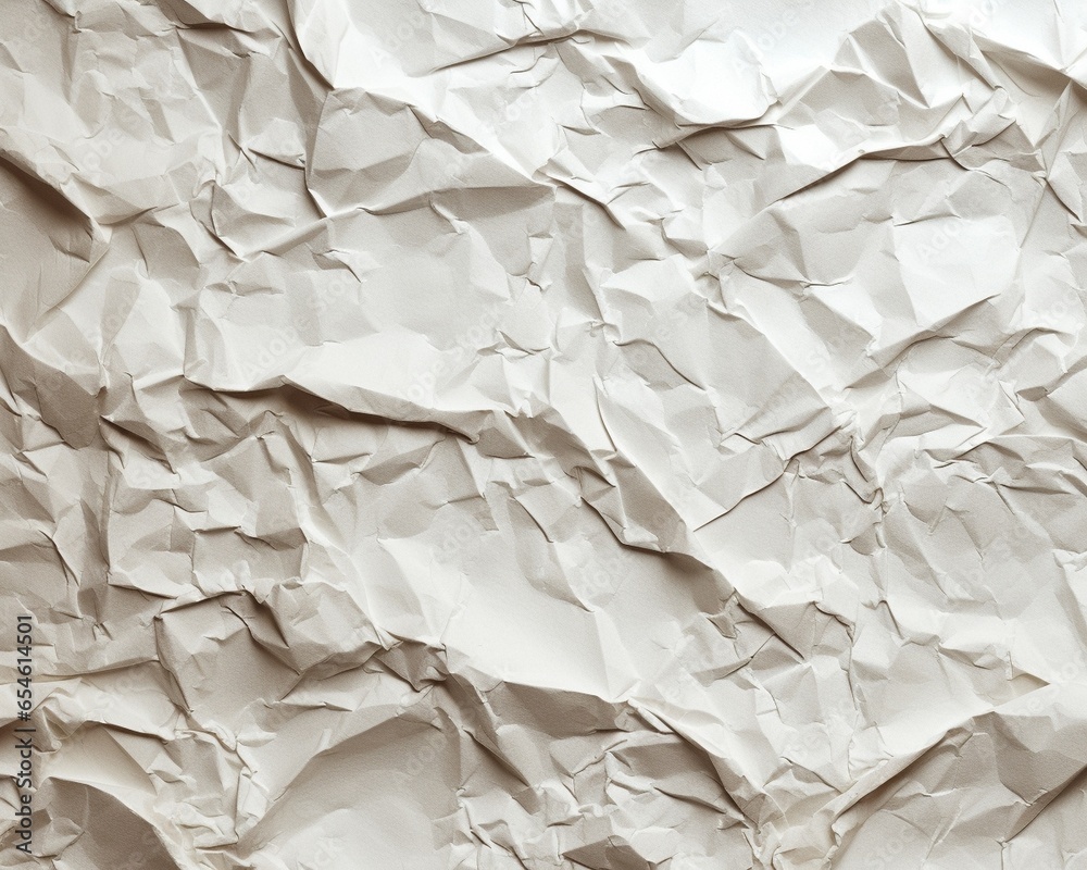 Aufkleber crumpled paper texture : generative ai