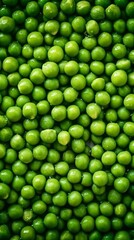 Peas Background Top View : Generative AI