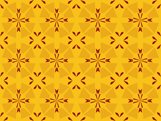 seamless pattern with golden stars