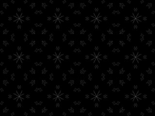 seamless pattern with snowflakes