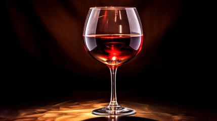 wine glass on background