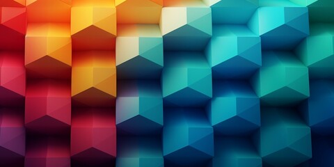 Obraz premium geometric colorful 3d shape pattern background