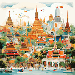 thailand - obrazy, fototapety, plakaty