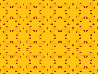 pattern with orange
