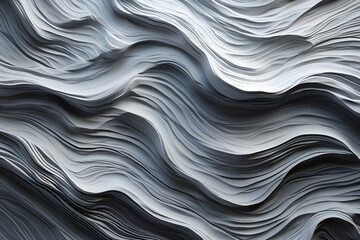 Abstract marble wave luxury background, illustration wallpaper design, modern textile and curves. Generative Ai, Illustration
