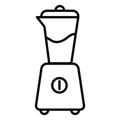 Blender icon. Linear image. flat trendy style illustration on white background..eps