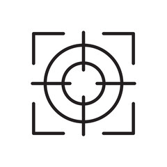  The focus icon. Vector.flat trendy style illustration on white background..eps