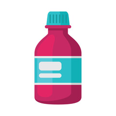 Medicine bottle icon design illustration. Vector design