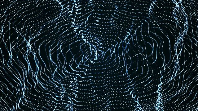 Abstruct Plexus tech particles background is a hi-tech digital black dot line particle background