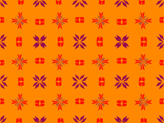 seamless background with flowers