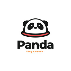 Panda modern logo vector