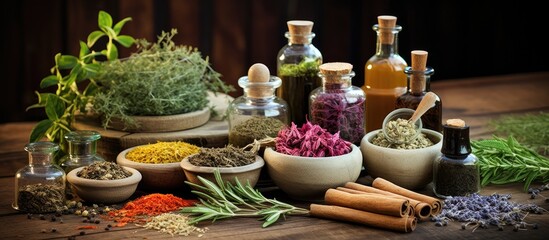 Home or apothecary based herbal medicine utilizing natural herbs is a form of alternative medicine