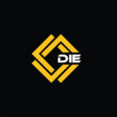 DIE letter design for logo and icon.DIE typography for technology, business and real estate brand.DIE monogram logo.	