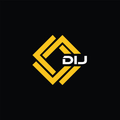 DIJ letter design for logo and icon.DIJ typography for technology, business and real estate brand.DIJ monogram logo.	