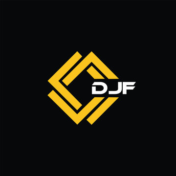 DJF letter design for logo and icon.DJF typography for technology, business and real estate brand.DJF monogram logo.	