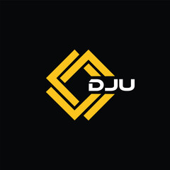 DJU letter design for logo and icon.DJU typography for technology, business and real estate brand.DJU monogram logo.	