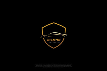 Automotive industry business logo Car Garage. Concept vetor Design template
